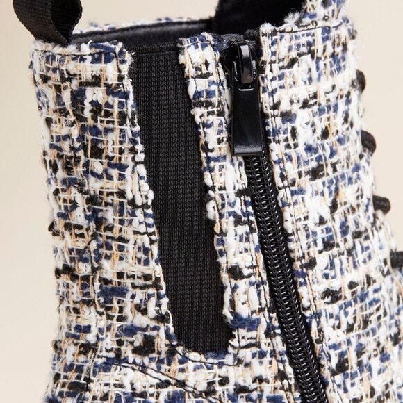 TORRID 9WW Boucle Wide Width Stevie Lace-Up Combat Boots NWT - Picture 11 of 12